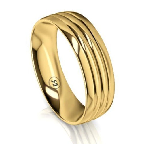 gold mens wedding rings 